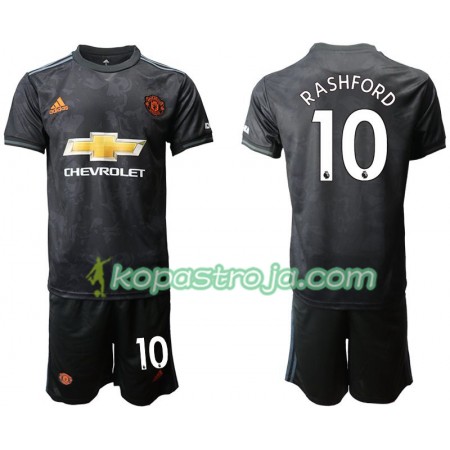 Billiga Fotbollströjor Manchester United Rashford 10 Barn Tredje tröja 2019/20 Kortärmad